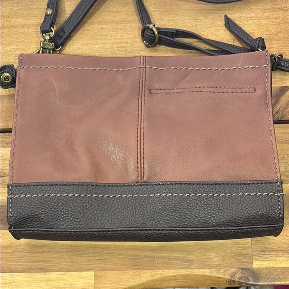 The Sak Tan and Brown Crossbody Bag with Adjustable Strap - Picture 3 of 10